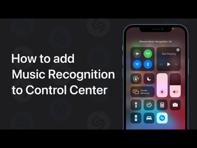 How to add Music Recognition to Control Center