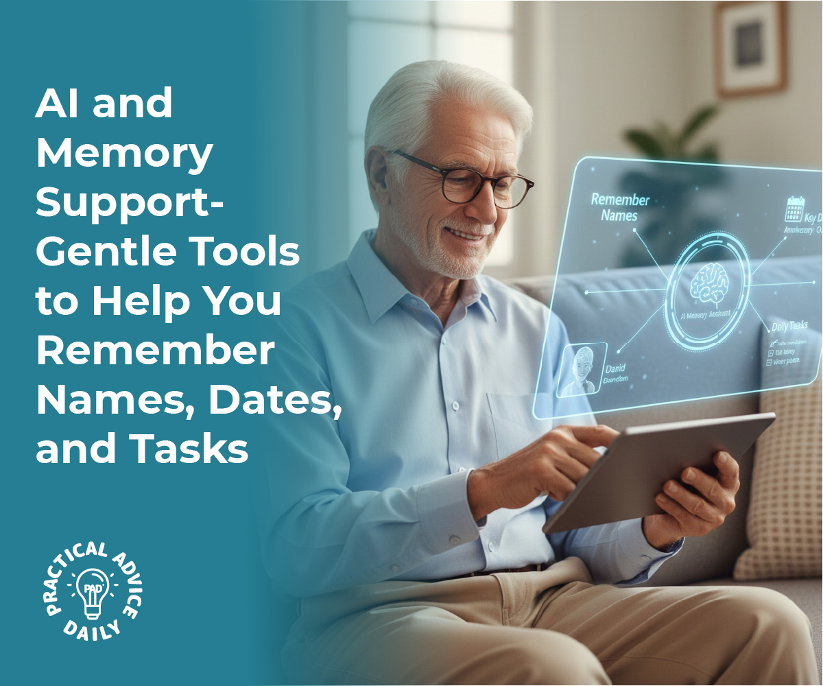 AI and Memory Support: Gentle Tools to Help You Remember Names, Dates, and Tasks