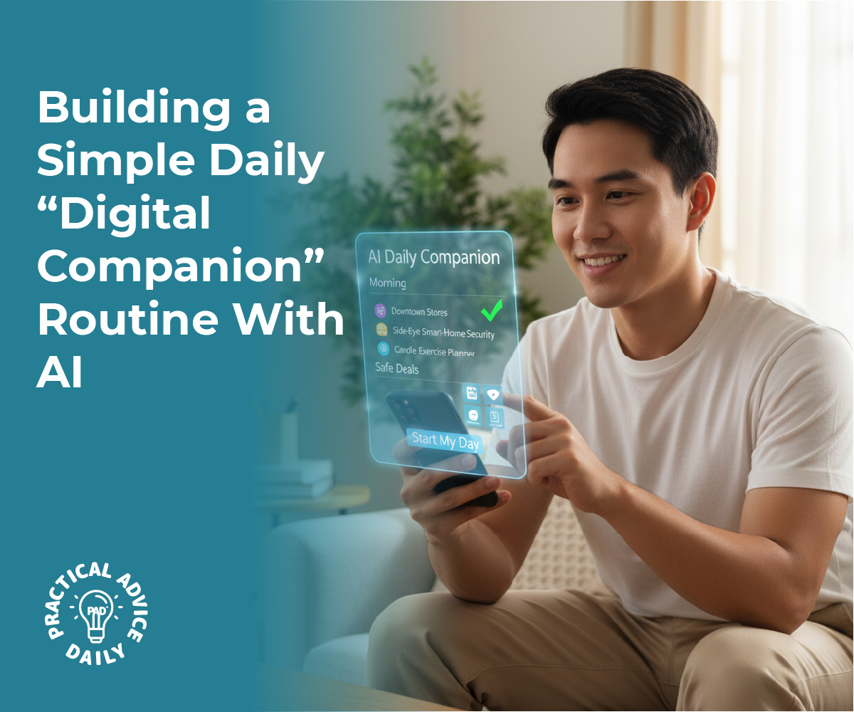 Guide Seniors Through Setting Up a Gentle Daily Check-In With an AI Assistant