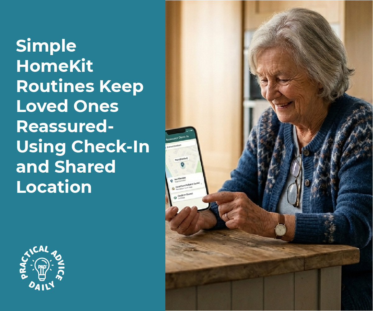 Keep Loved Ones Reassured: Using Check-In and Shared Location