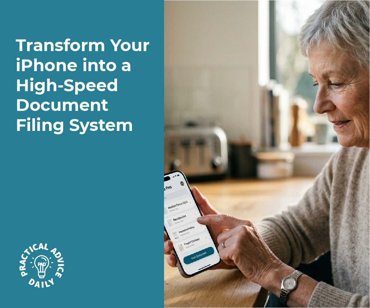 How to Scan, Name, and Back Up Paperwork to iCloud or Google Drive