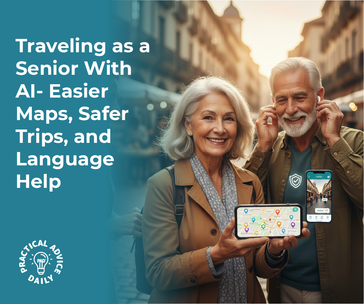 Traveling as a Senior With AI: Easier Maps, Safer Trips, and Language Help
