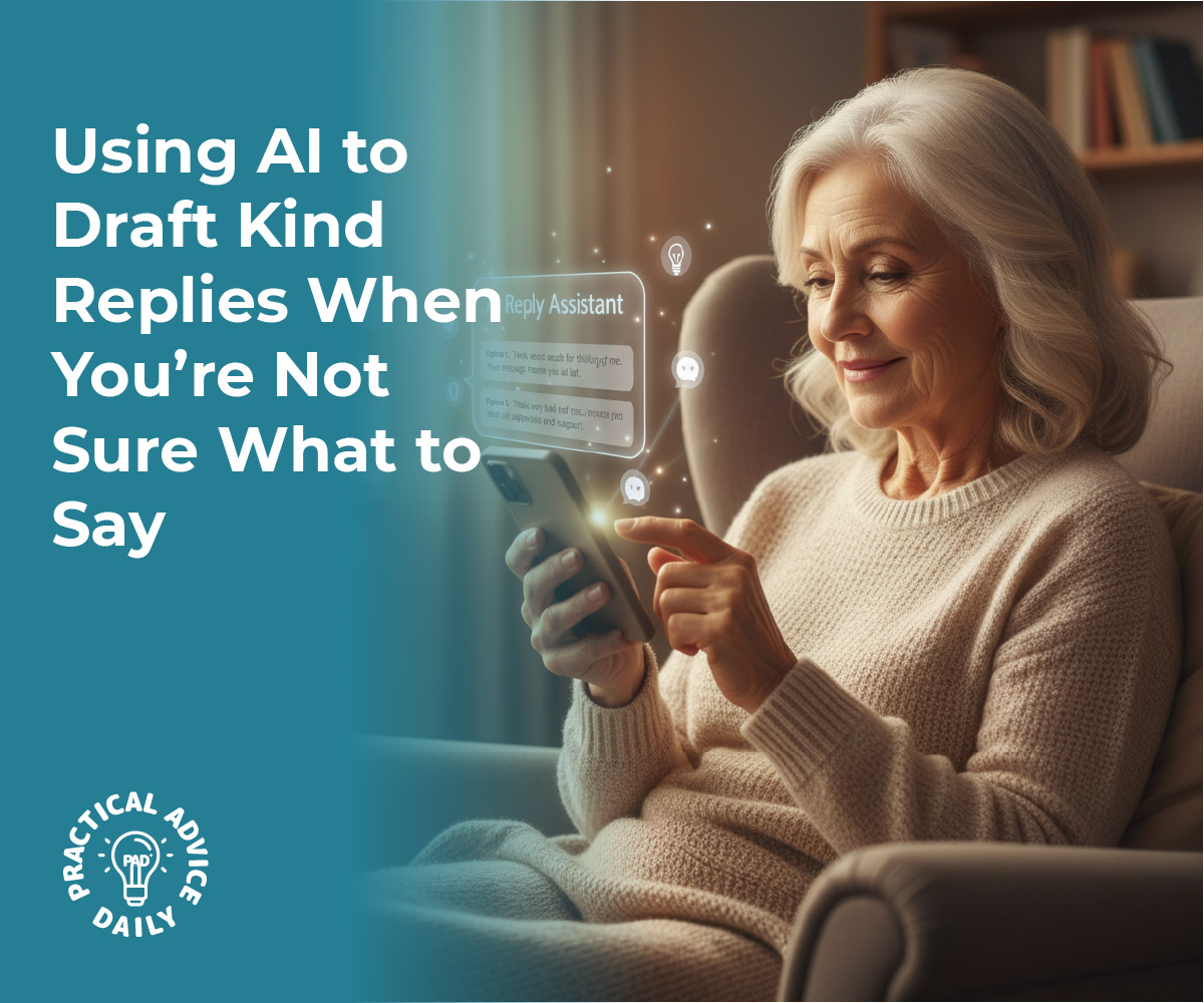 Using AI to Draft Kind Replies When You’re Not Sure What to Say