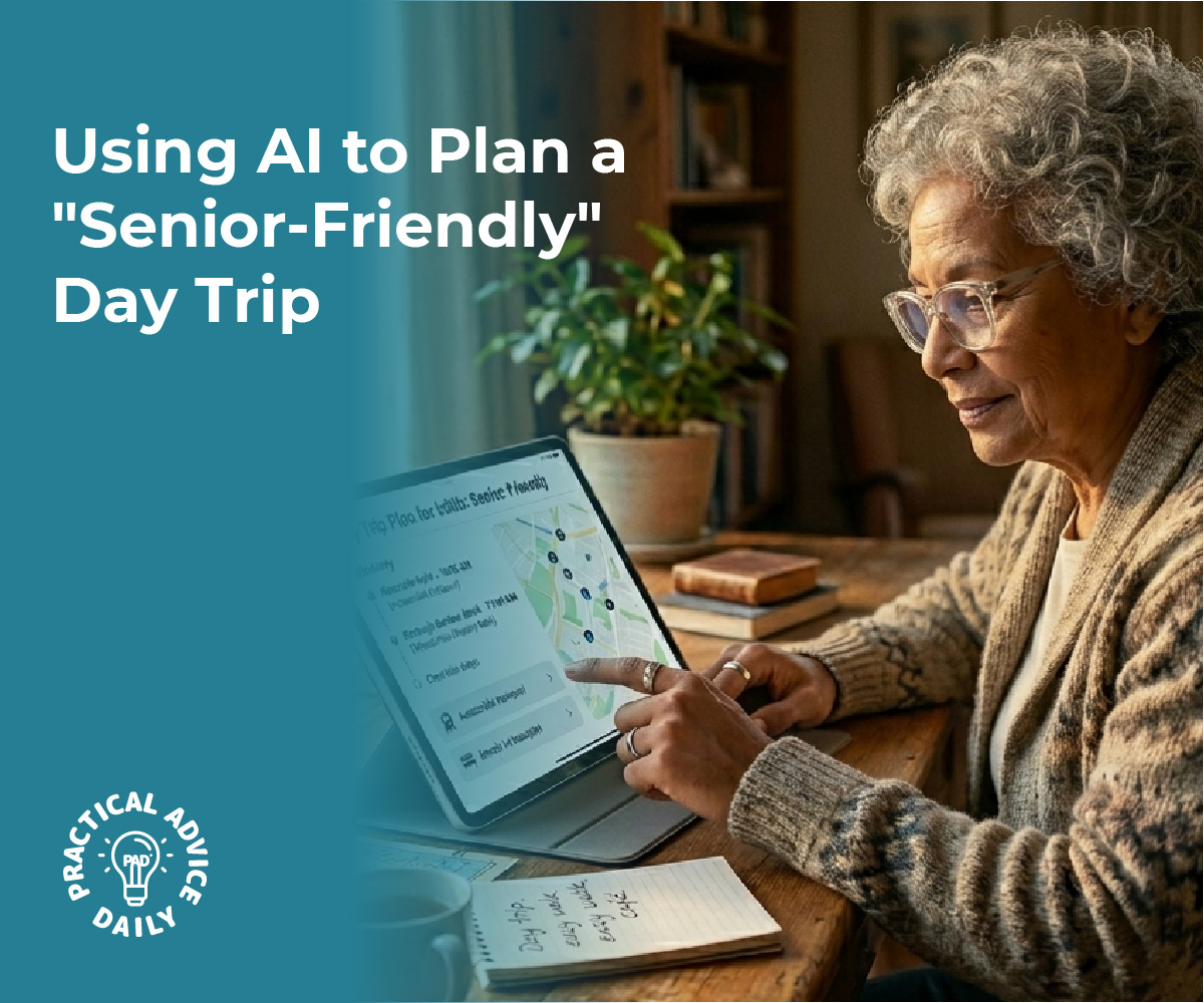 Using AI to Plan a “Senior-Friendly” Day Trip