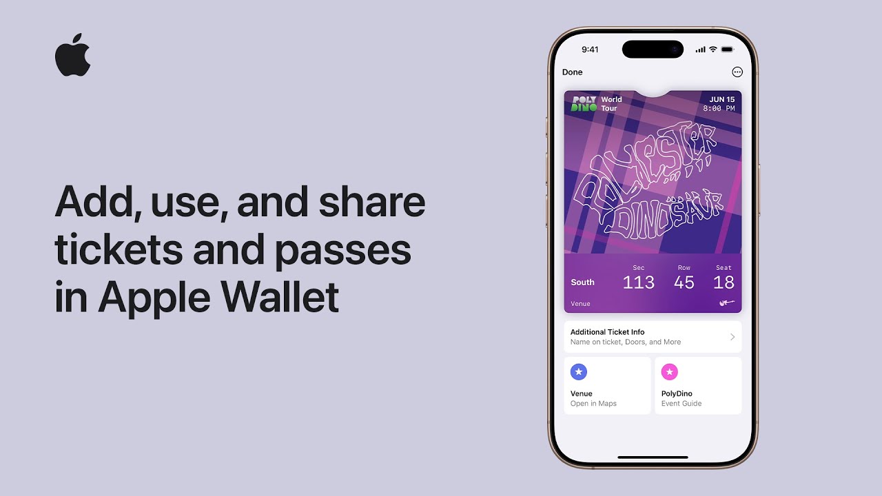 How to add, use, and share tickets and passes in Apple Wallet on iPhone | Apple Support