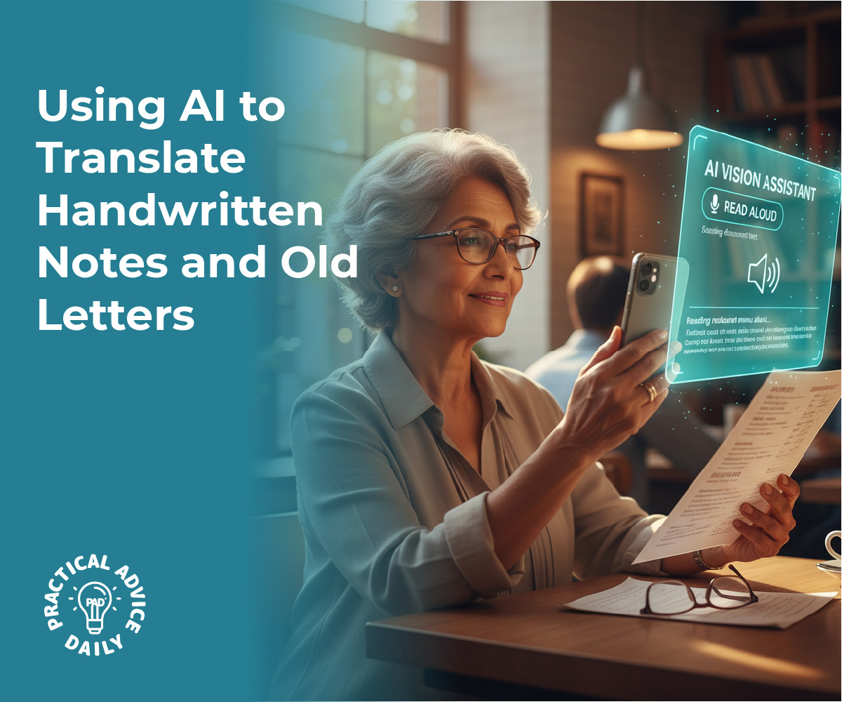 Using AI to Translate Handwritten Notes and Old Letters