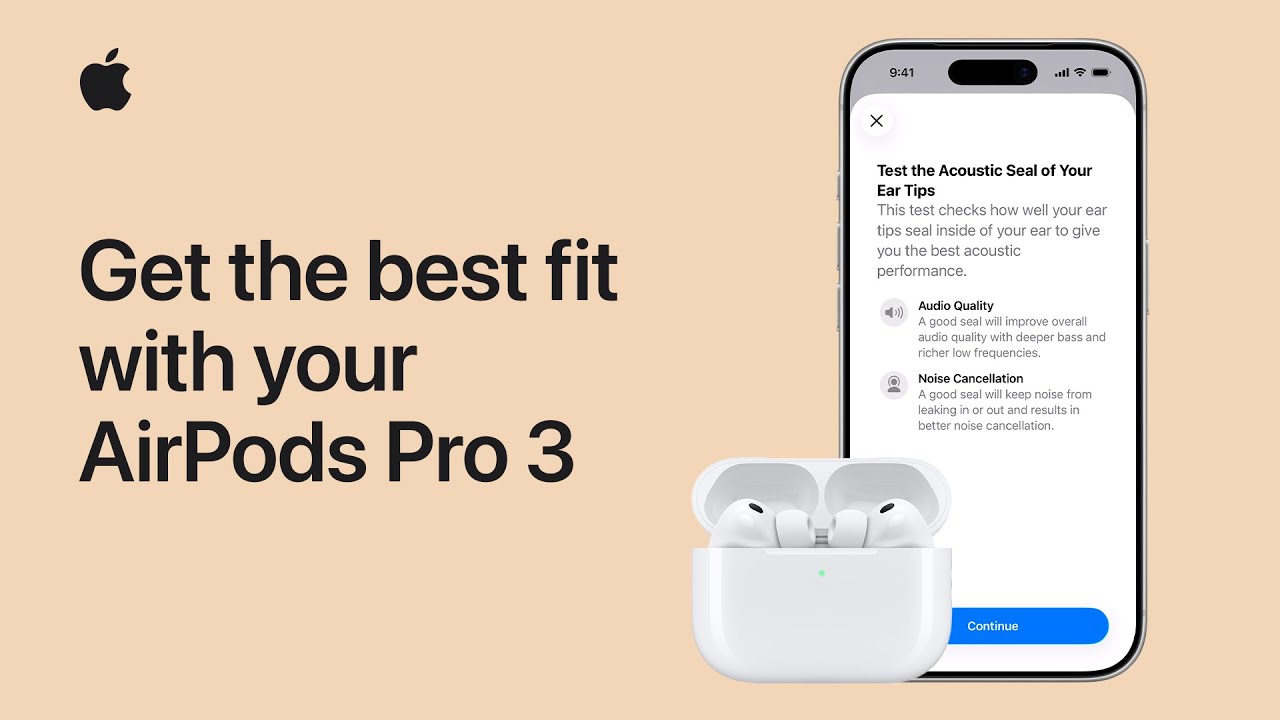 How to get the best fit with your AirPods Pro 3 | Apple Support