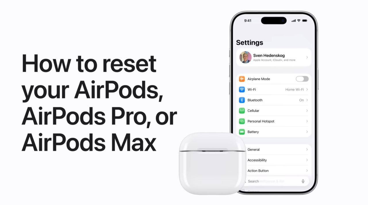 How to reset your AirPods, AirPods Pro, or AirPods Max | Apple Support