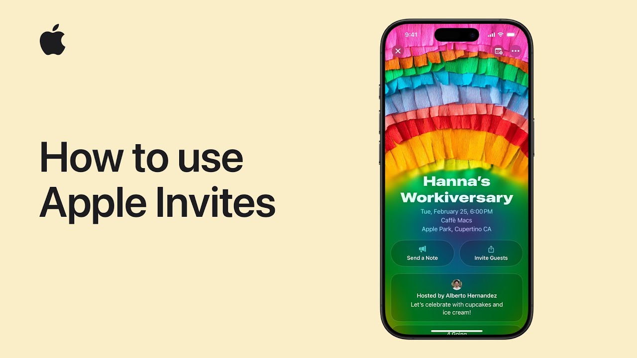 How to use Apple Invites | Apple Support