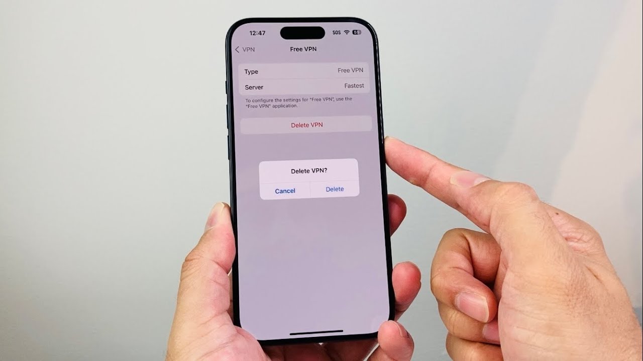 How to Delete VPN on iPhone