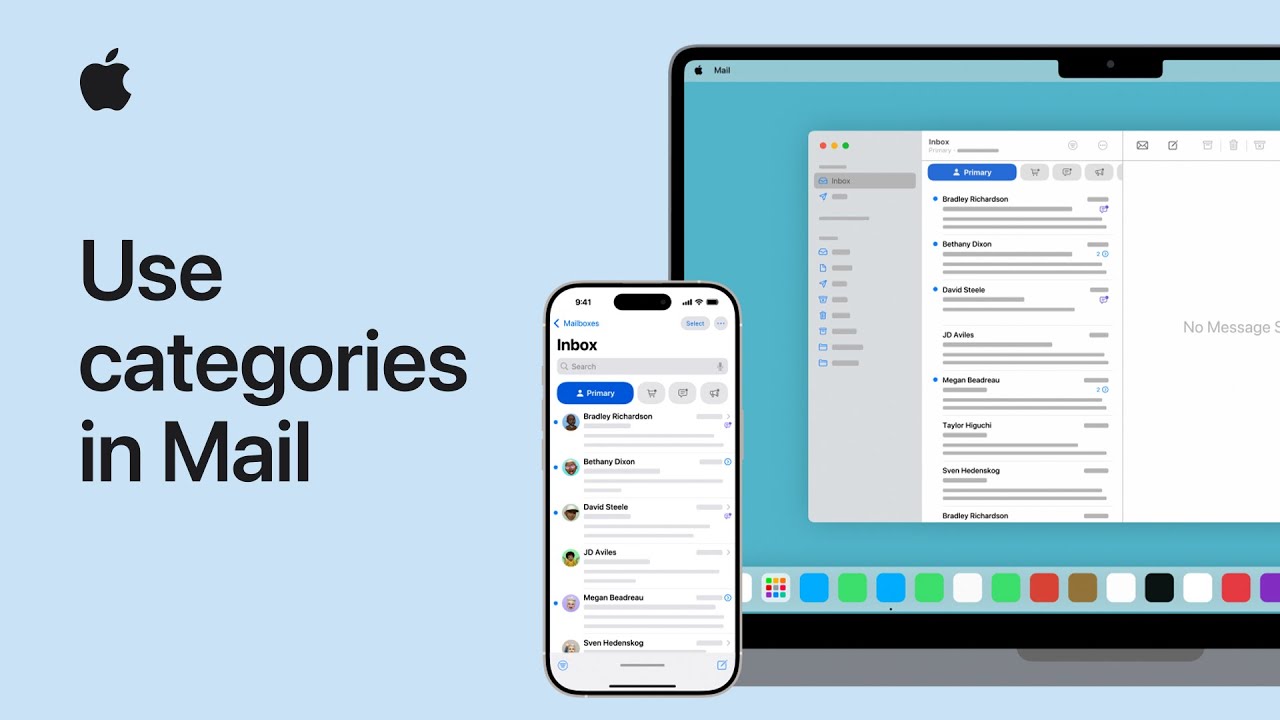 How to use categories in Mail on iPhone, iPad, and Mac | Apple Support